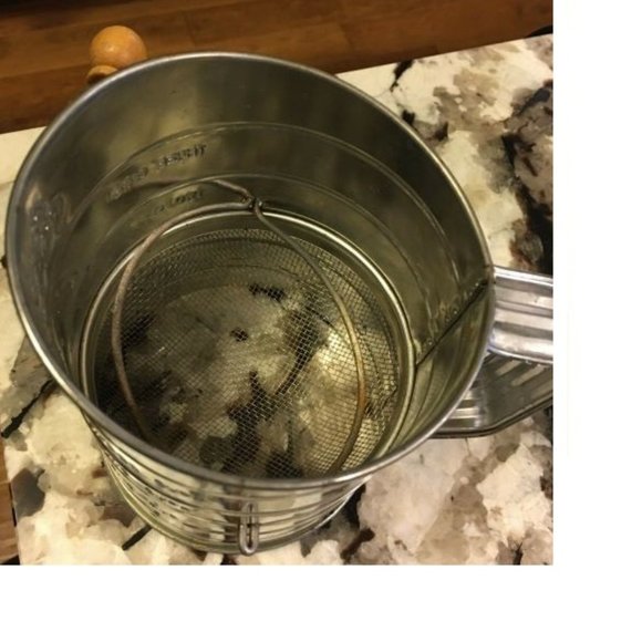 Vintage Good Cook Measuring Flour Sifter Aluminum 3 Cup Wood Knob VERY CLEAN - Picture 6 of 6